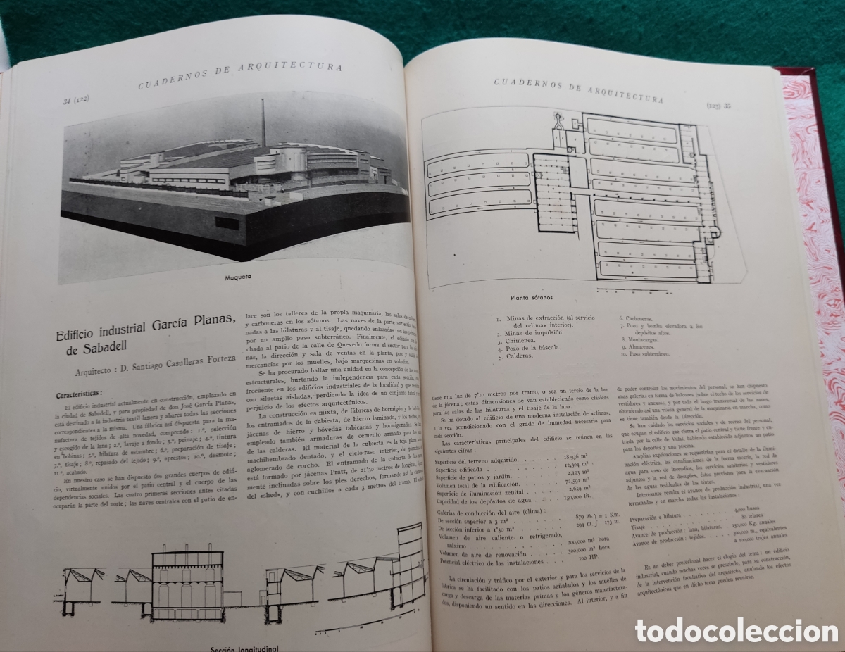 Libros de segunda mano: CUADERNOS DE ARQUITECTURA 1945 - Foto 10