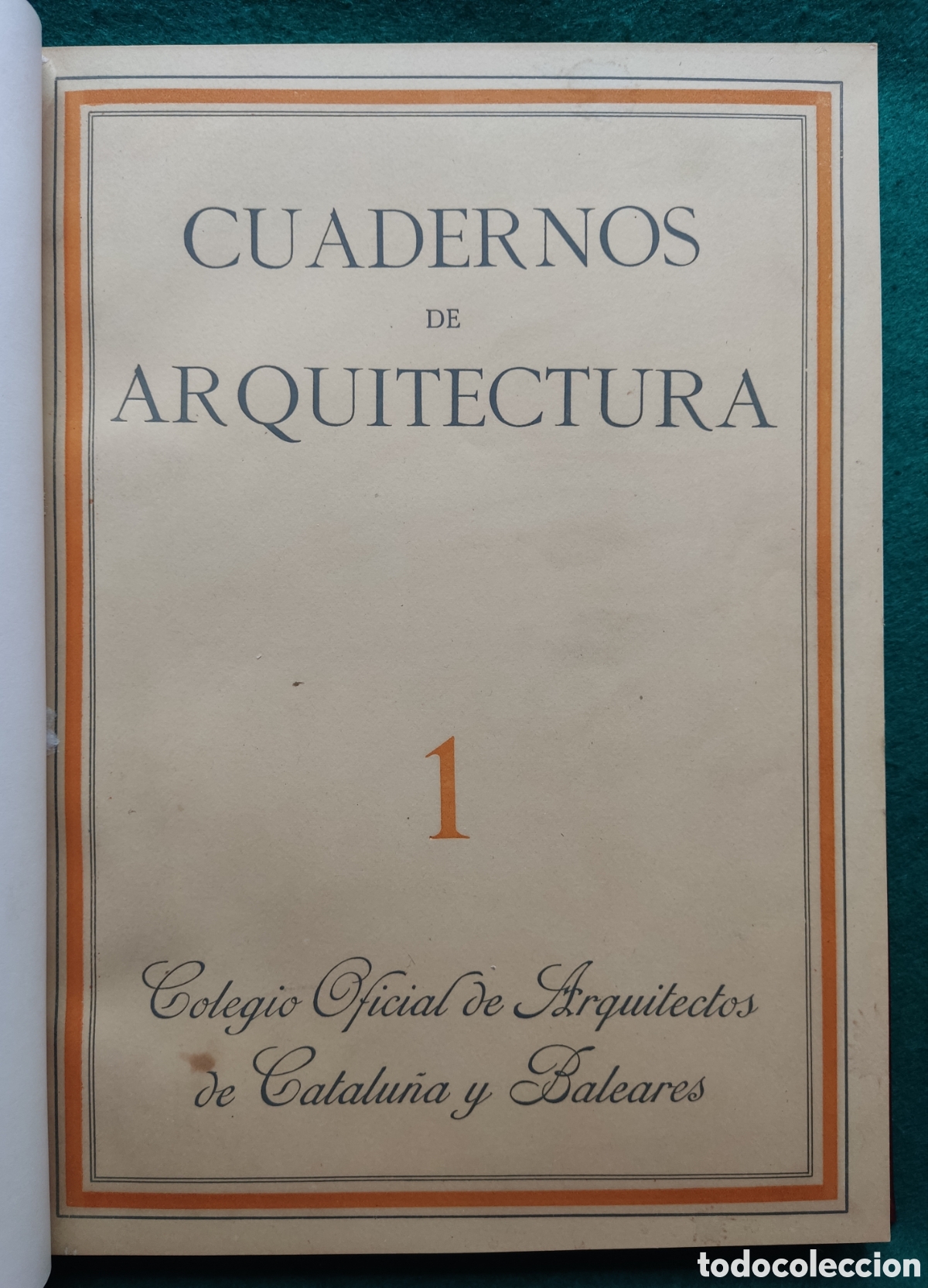 Libros de segunda mano: CUADERNOS DE ARQUITECTURA 1945 - Foto 1
