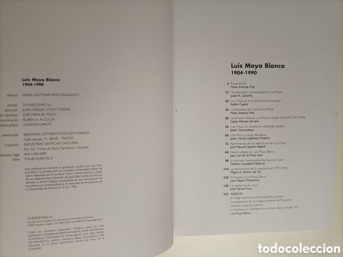 Libros de segunda mano: Luis Moya Blanco 1904-1990 ... - Foto 6