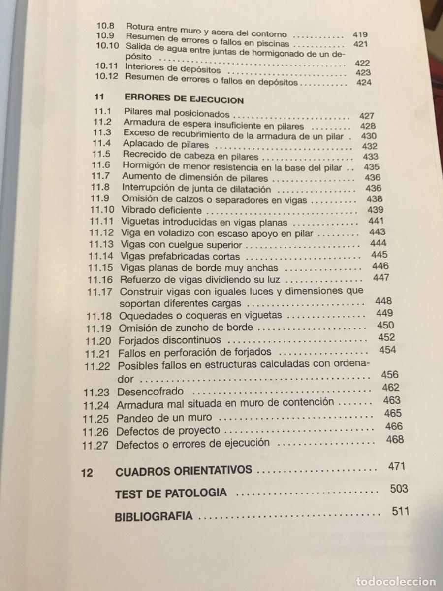 Libros de segunda mano: MANUEL MU&Ntilde;OZ HIDALGO. DIAGNOSIS Y CAUSAS EN PATOLOG&Iacute;A DE LA EDIFICACI&Oacute;N. 1994 - Foto 5