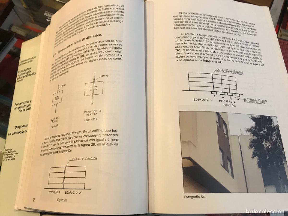 Libros de segunda mano: MANUEL MU&Ntilde;OZ HIDALGO. DIAGNOSIS Y CAUSAS EN PATOLOG&Iacute;A DE LA EDIFICACI&Oacute;N. 1994 - Foto 6