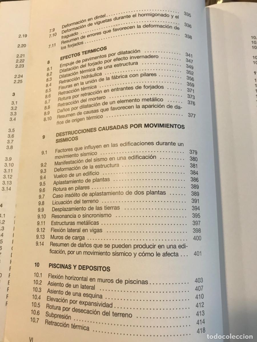 Libros de segunda mano: MANUEL MU&Ntilde;OZ HIDALGO. DIAGNOSIS Y CAUSAS EN PATOLOG&Iacute;A DE LA EDIFICACI&Oacute;N. 1994 - Foto 10