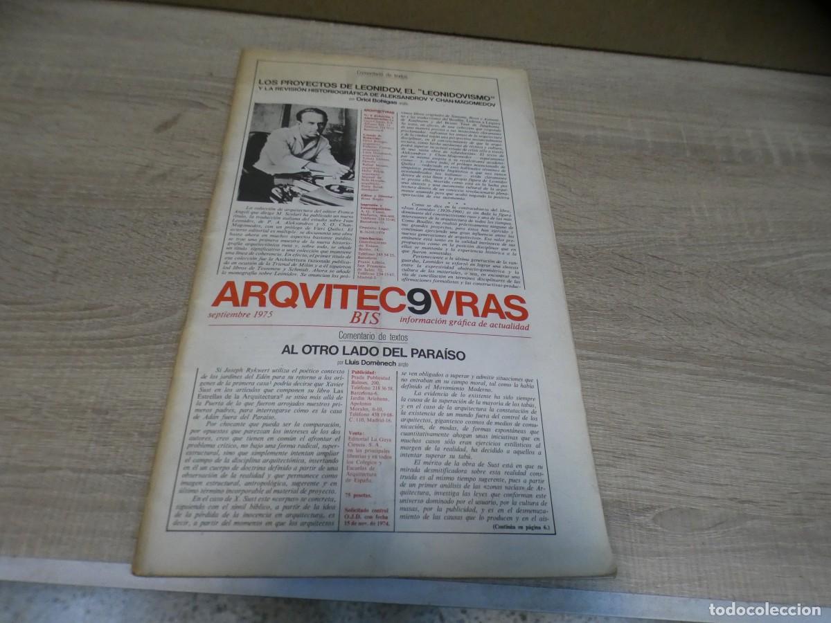 Gebrauchte B&uuml;cher: ARKANSAS1980 REVISTA ARQUITECTURA BUEN ESTADO GENERAL BIS ARQUITECTVRAS 9