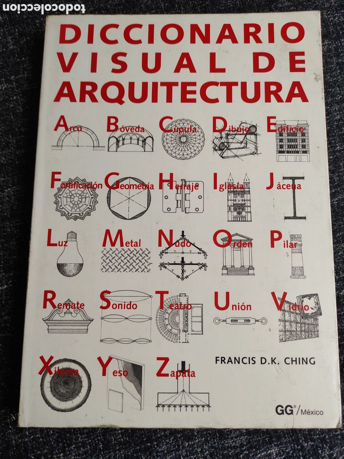 Libros de segunda mano: DICCIONARIO VISUAL DE ARQUITECTURA / FRANCIS D.K. CHING - Foto 1