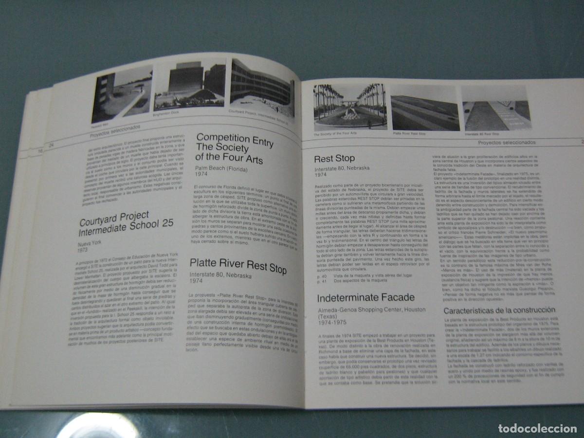 Libros de segunda mano: SITE. La arquitectura como arte - Foto 3