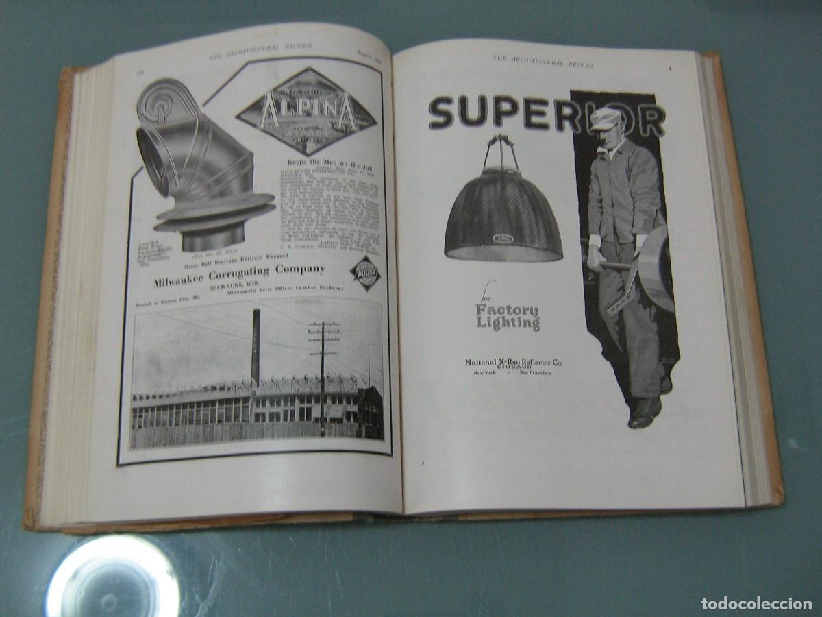 Libros de segunda mano: THE ARCHITECTURAL RECORD. August 1920 - Foto 3