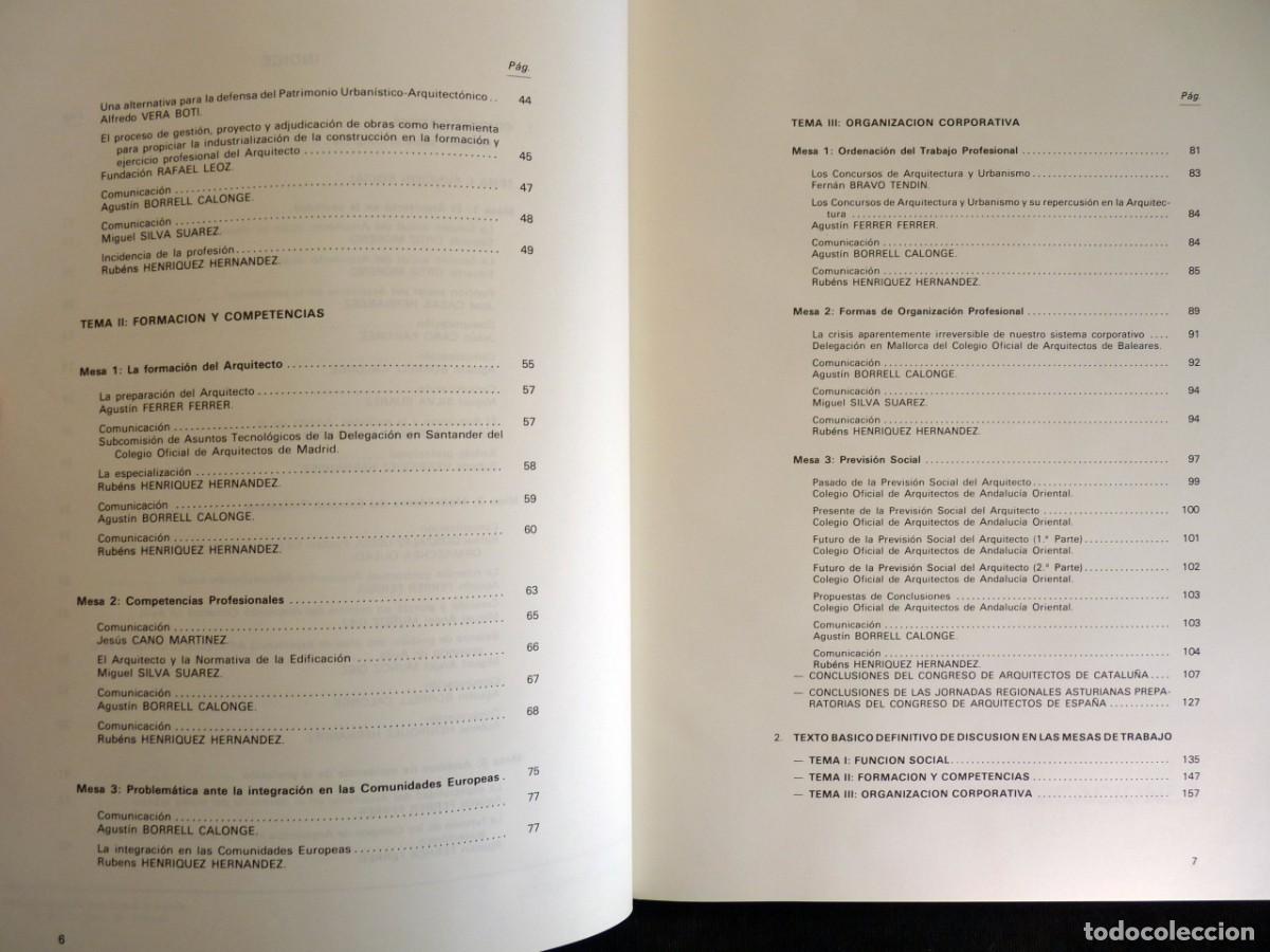 Libros de segunda mano: CONGRESO DE ARQUITECTOS DE ESPA&Ntilde;A. GRANADA 1981. COMO NUEVOS - Foto 21