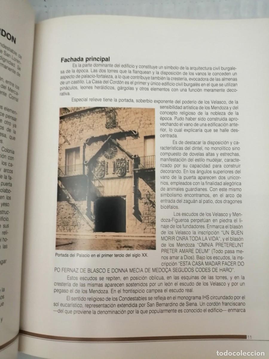 Libros de segunda mano: CASA DEL CORD&Oacute;N: Palacio de los Condestables de Castilla - Foto 7