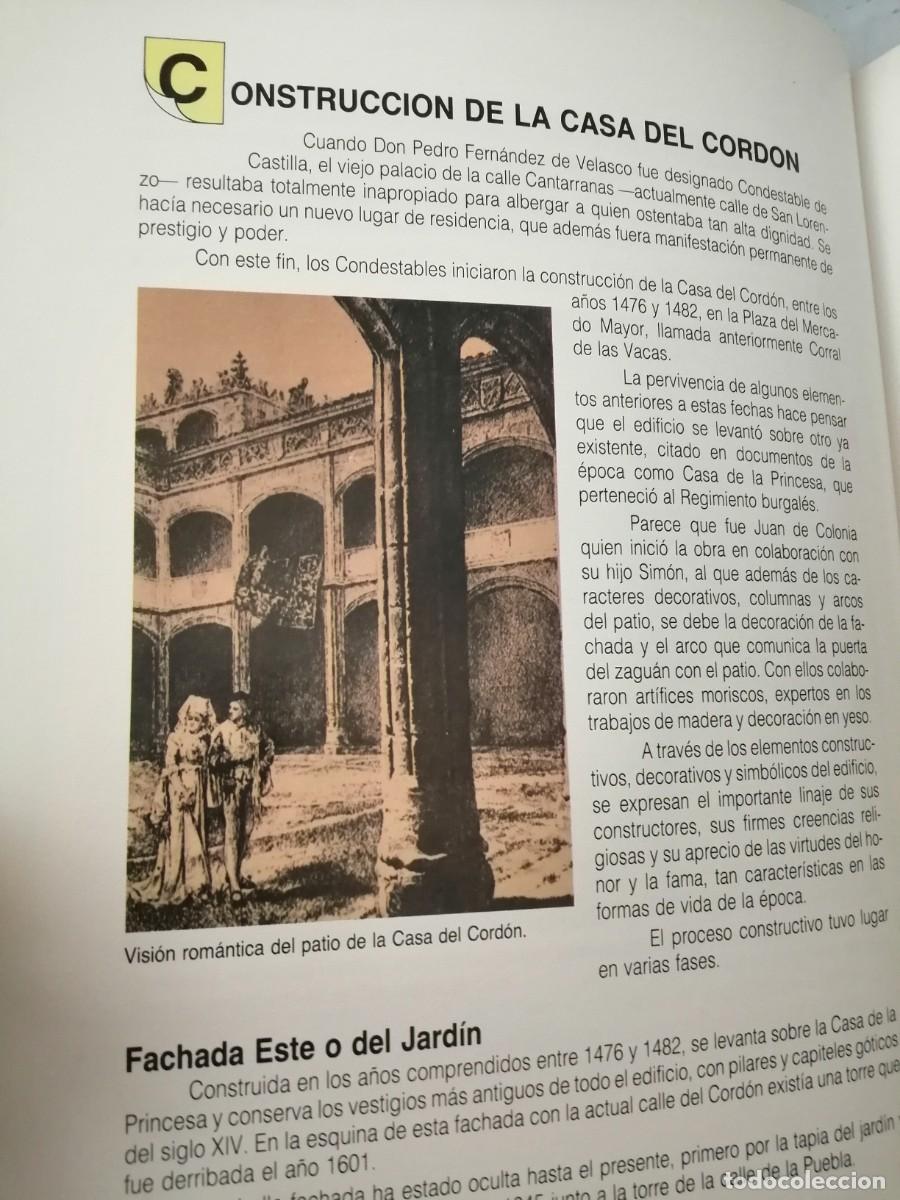 Libros de segunda mano: CASA DEL CORD&Oacute;N: Palacio de los Condestables de Castilla - Foto 8