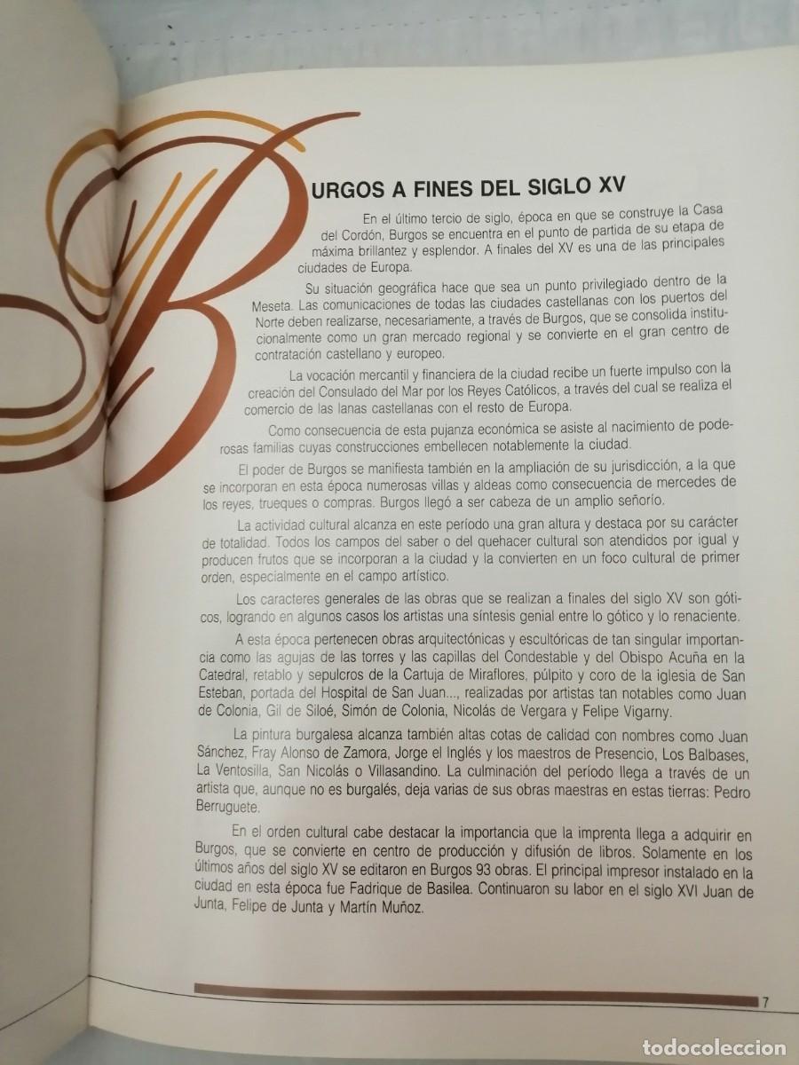 Libros de segunda mano: CASA DEL CORD&Oacute;N: Palacio de los Condestables de Castilla - Foto 9
