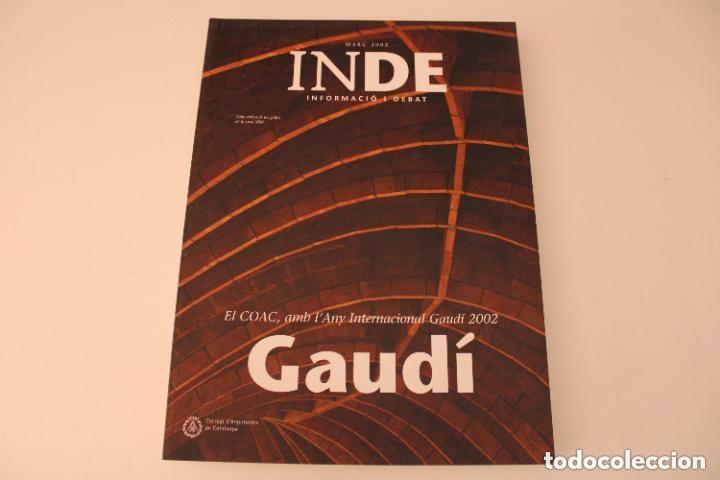 Libros de segunda mano: INDE MAR&Ccedil; 2002. EL COAC. AMB L'ANY INTERNACIONAL GAUD&Iacute; 2002. GAUD&Iacute;. CASA MIL&Agrave;. VOLTA T&Ograve;RICA.