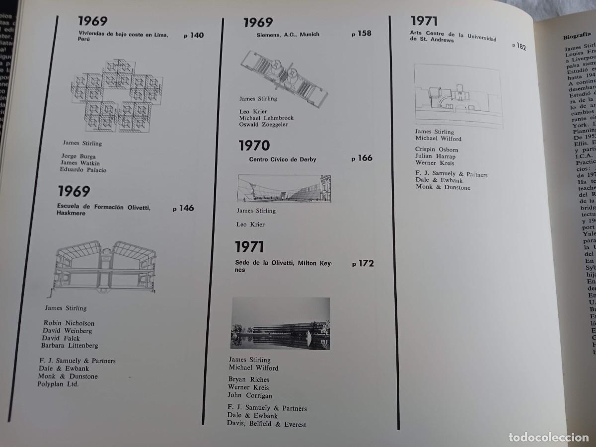 Libros de segunda mano: JAMES STIRLING, EDIFICIOS Y PROYECTOS 1950 - 1974 - Foto 10