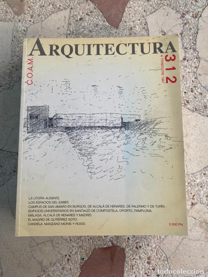 Libros de segunda mano: COAM ARQUITECTURA N&ordm; 312. ESPACIOS DEL SABER. SAN AMARO EN BURGOS. EDIFICIOS UNIVERSITARIOS.