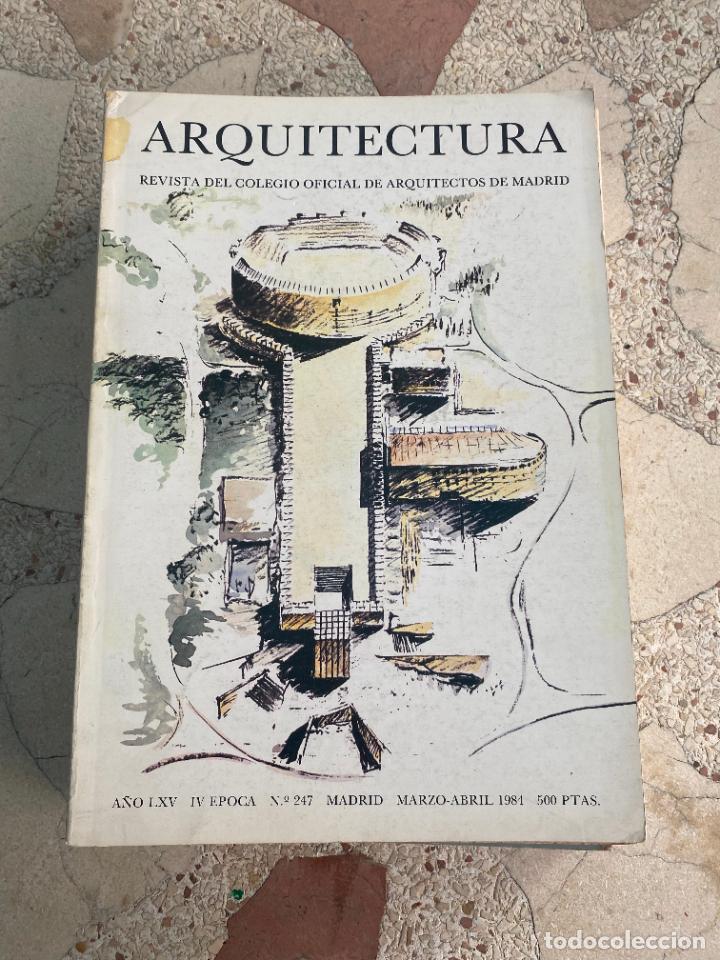 Libros de segunda mano: COAM ARQUITECTURA N&ordm; 247. CASA Y ESTUDIO DEL PINTOR ROLANDO. VITTORIO GREGOTTI. RICHARD WEIDLE.