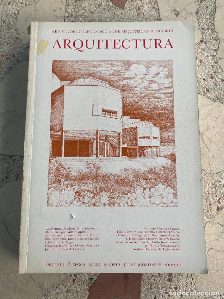 Libros de segunda mano: COAM ARQUITECTURA N&ordm; 237. EL&Iacute;AS TORRE Y JOS&Eacute; ANTONIO MART&Iacute;NEZ LAPE&Ntilde;A. KOJIMA HOUSING.