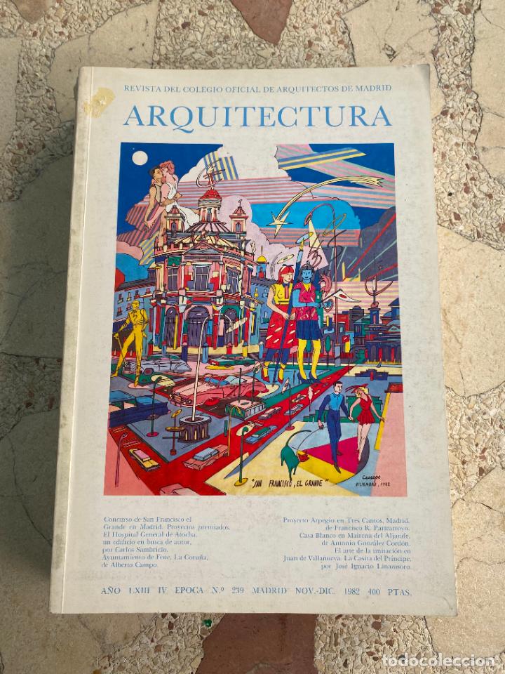 Libros de segunda mano: COAM ARQUITECTURA N&ordm; 239. PROYECTO ARPEGIO EN TRES CANTOS. HOSPITAL GENERAL DE ATOCHA.