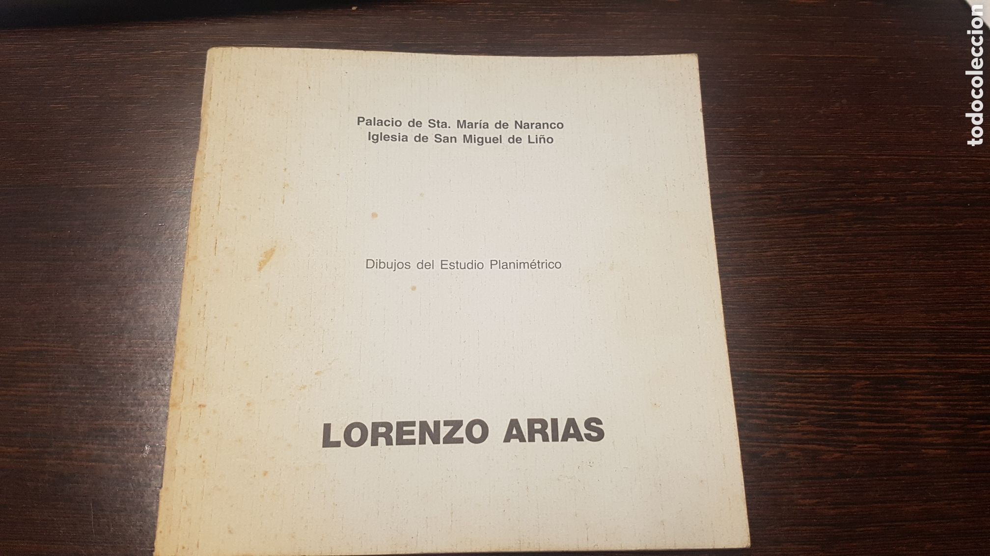 Libros de segunda mano: PALACIO DE STA. MARIA DE NARANCO E IGLESIA DE SAN MIGUEL DE LI&Ntilde;O DIBUJOS DEL ESTUDIO PLANIMETRICO