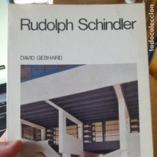 Libros de segunda mano: RARO. ARQUITECTURA. RUDOLPH SCHINDLER, DAVID GEBHARD, ED. OIKOS TAU, 1979 L40 VISITA MI TIENDA.