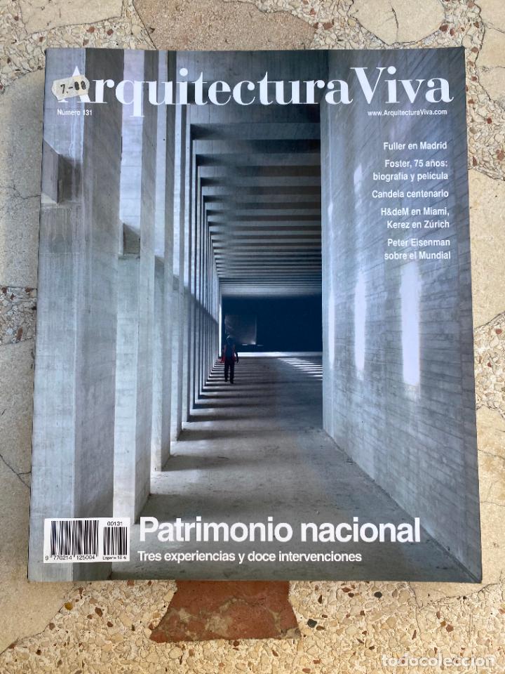 Livres d'occasion: ARQUITECTURA VIVA N&ordm; 131. FULLER EN MADRID. FOSTER. PETER EISENMAN. KEREZ EN ZURICH. PATRIMONIO.