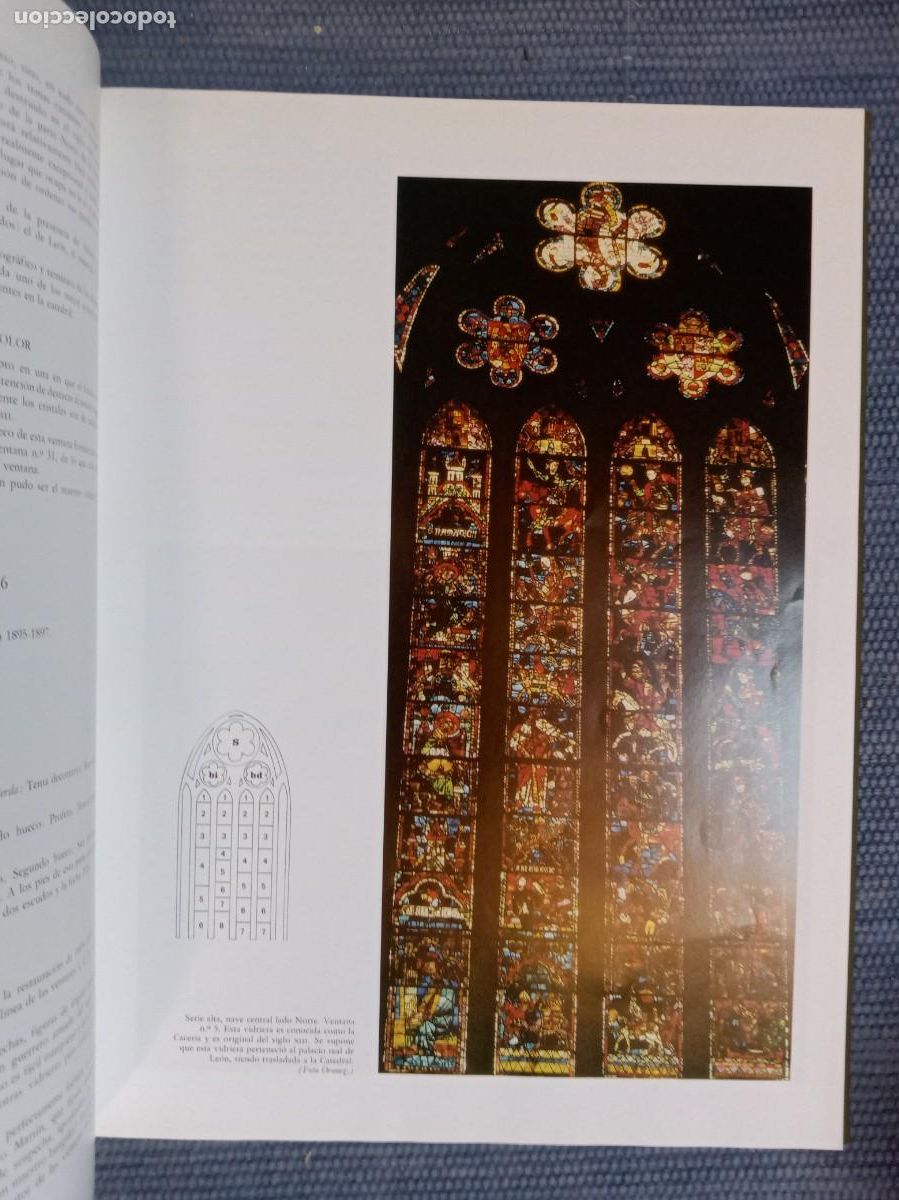 Libros de segunda mano: Las vidrieras de la Catedral de Le&oacute;n - Foto 3