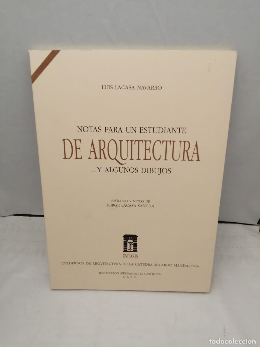 Gebrauchte B&uuml;cher: Notas para un estudiante de arquitectura y algunos dibujos