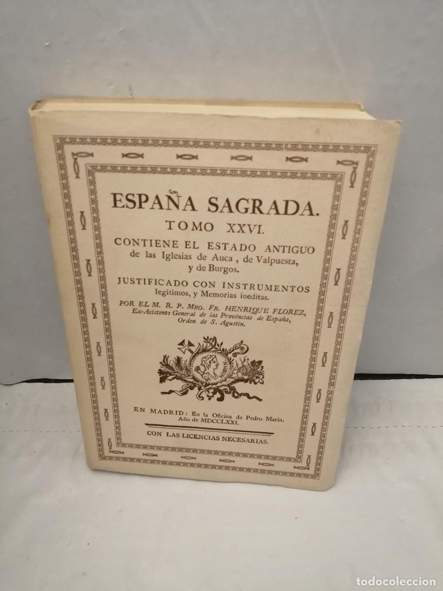 Gebrauchte B&uuml;cher: ESPA&Ntilde;A SAGRADA.Tomo XXVI (edici&oacute;n facs&iacute;mil)
