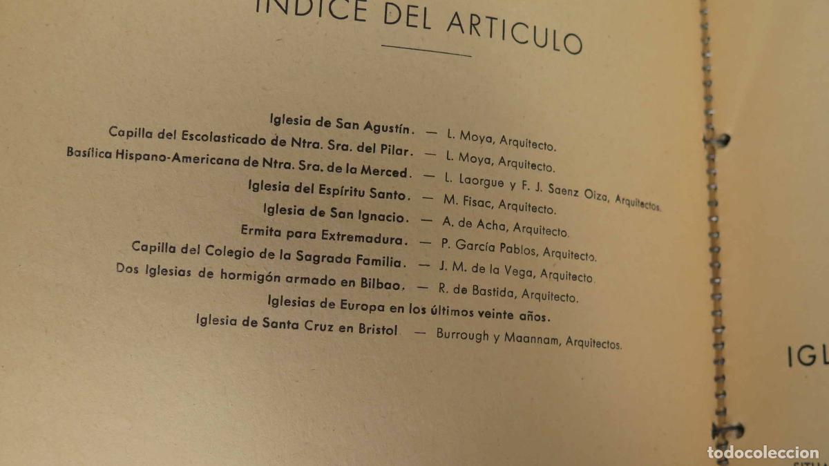 Libros de segunda mano: ARQUITECTURA RELIGIOSA. 1950 - Foto 2