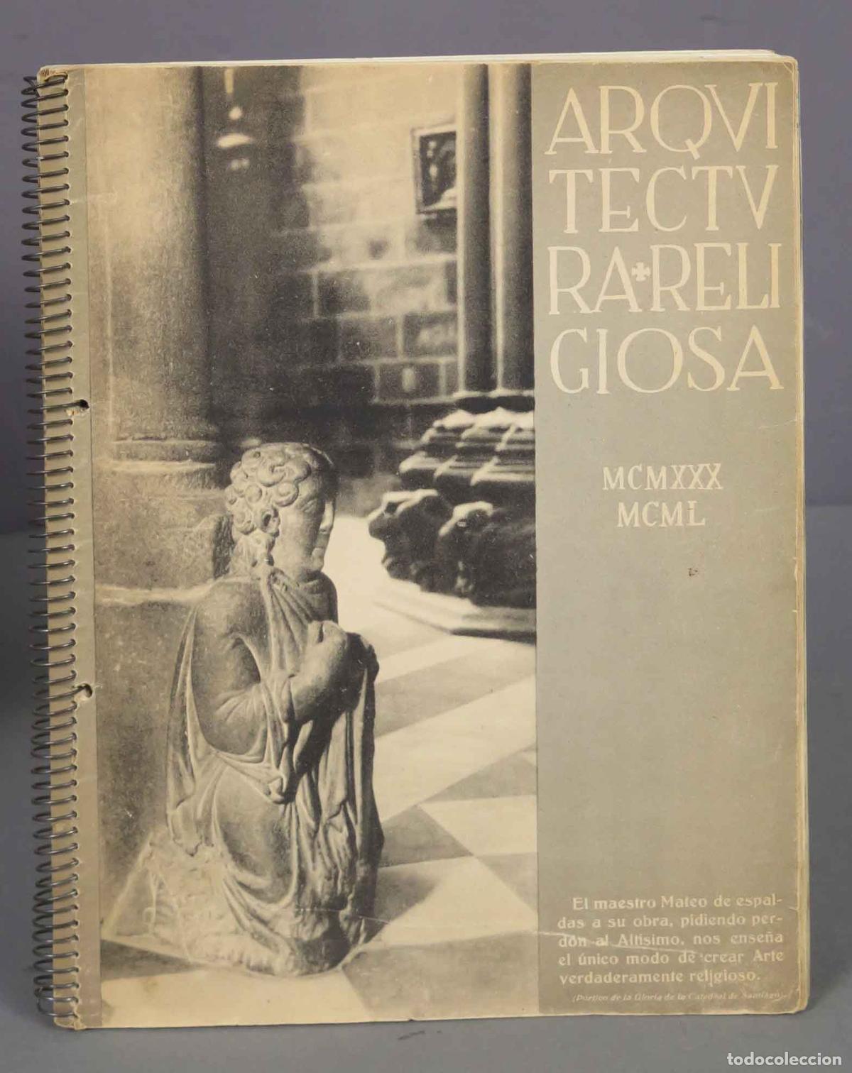 Libros de segunda mano: ARQUITECTURA RELIGIOSA. 1950 - Foto 1
