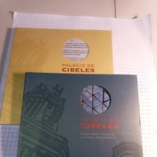 Libros de segunda mano: PALACIO DE CIBELES. 2 TOMOS. EL EDIFICIO Y LA CIUDAD / NUEVA SEDE Y ESPACIO CULTURAL PARA MADRID