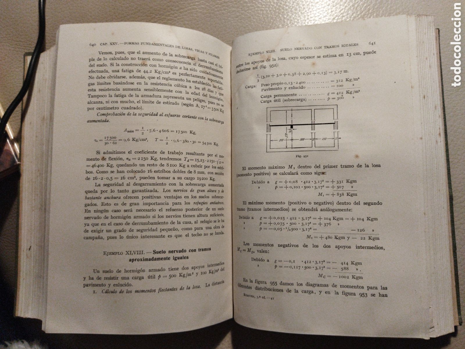 Libros de segunda mano: Construcciones de hormig&oacute;n armado / Kersten, C. - Foto 4
