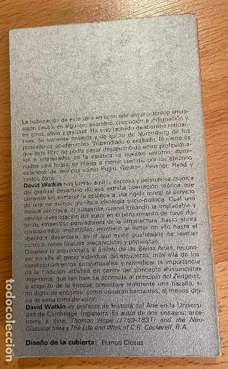 Libros de segunda mano: MORAL Y ARQUITECTURA, David Watkin - Foto 2