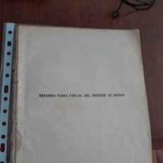 Libros de segunda mano: REFORMA VIARIA PARCIAL DEL INTERIOR DE BILBAO. MEMORIA DESCRIPTIVA