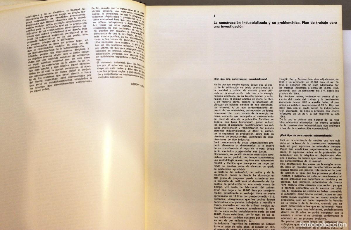 Libros de segunda mano: PREFABRICACI&Oacute;N Y METAPROYECTO CONSTRUCTIVO. Oliveri, G. Mario. Arquitectura. Construcci&oacute;n. Edificios - Foto 3