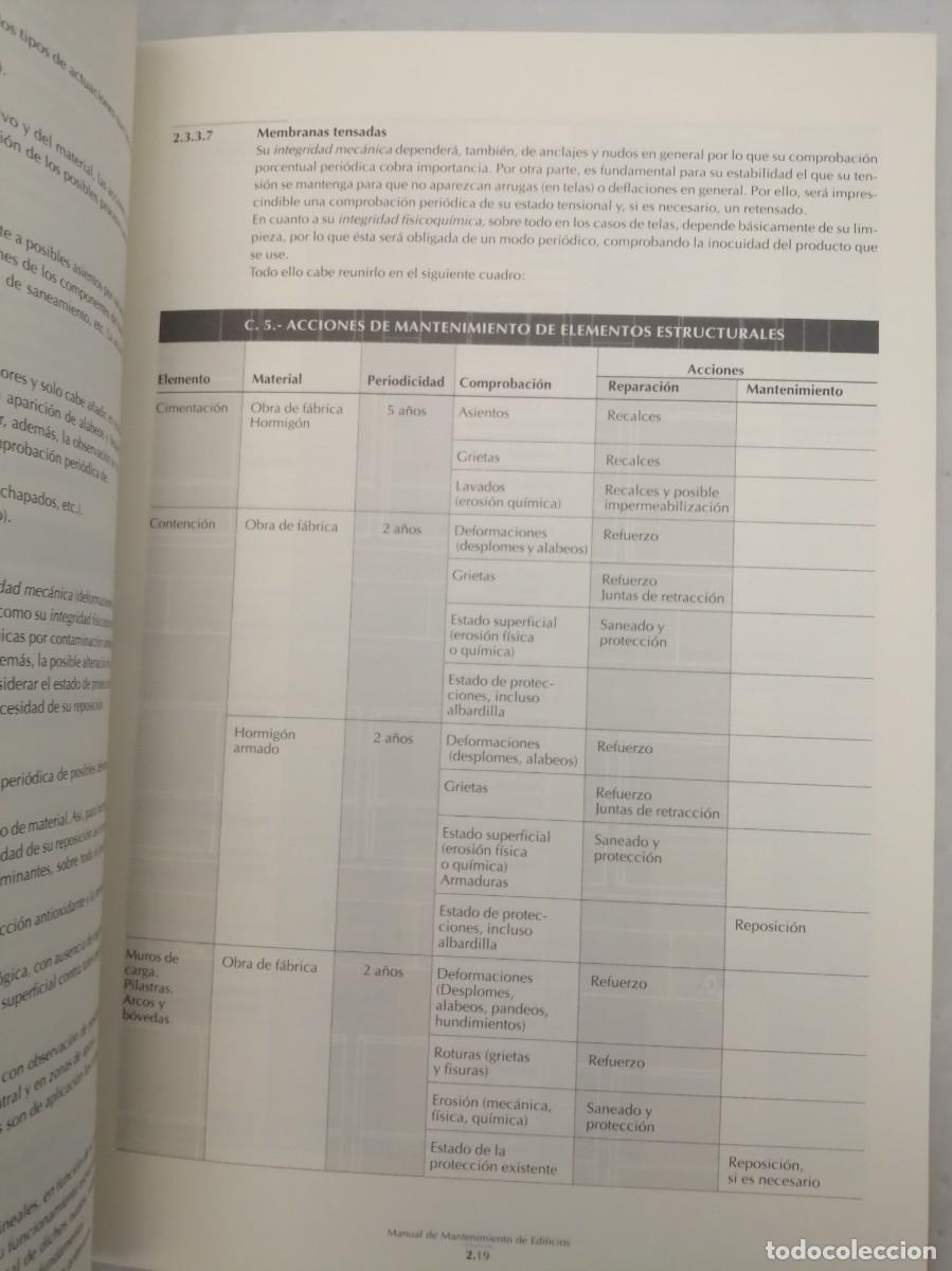 Libros de segunda mano: Manual de mantenimiento de edificios: El libro del t&eacute;cnico mantenedor - Foto 6