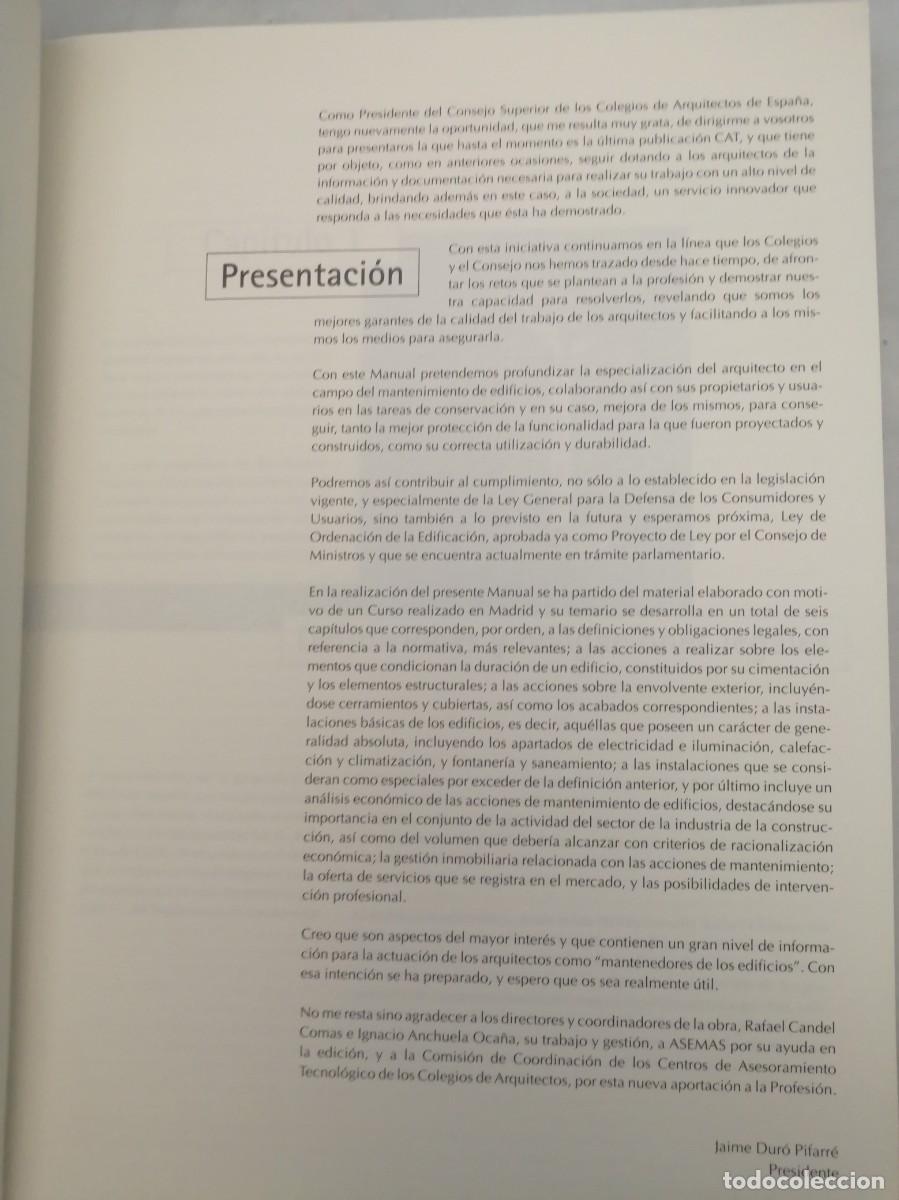 Libros de segunda mano: Manual de mantenimiento de edificios: El libro del t&eacute;cnico mantenedor - Foto 7