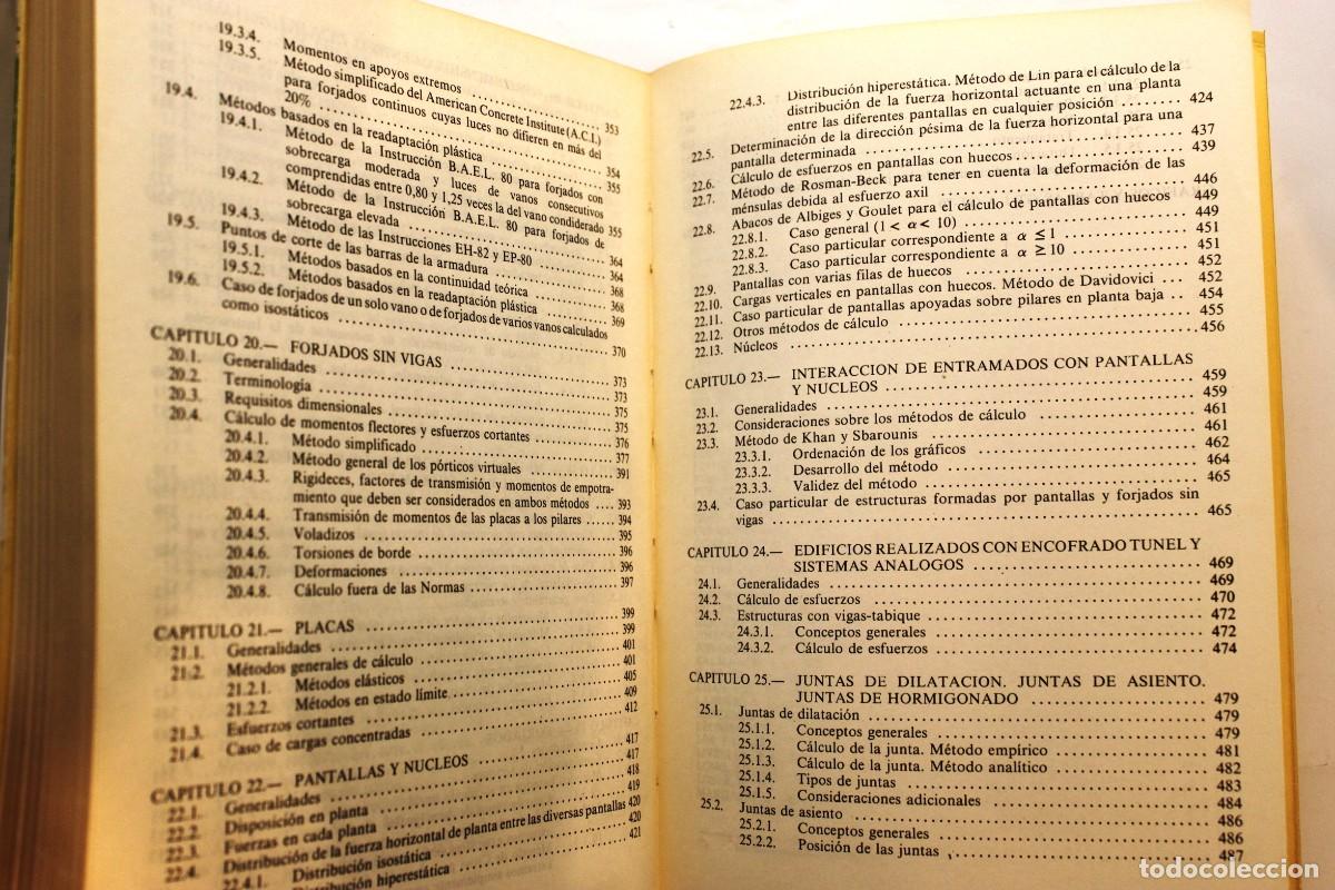 Libros de segunda mano: PROYECTO Y CALCULO DE ESTRUCTURAS DE HORMIG&Oacute;N ARMADO PARA EDIFICIOS. Calavera Ruiz, Jos&eacute; - Foto 6