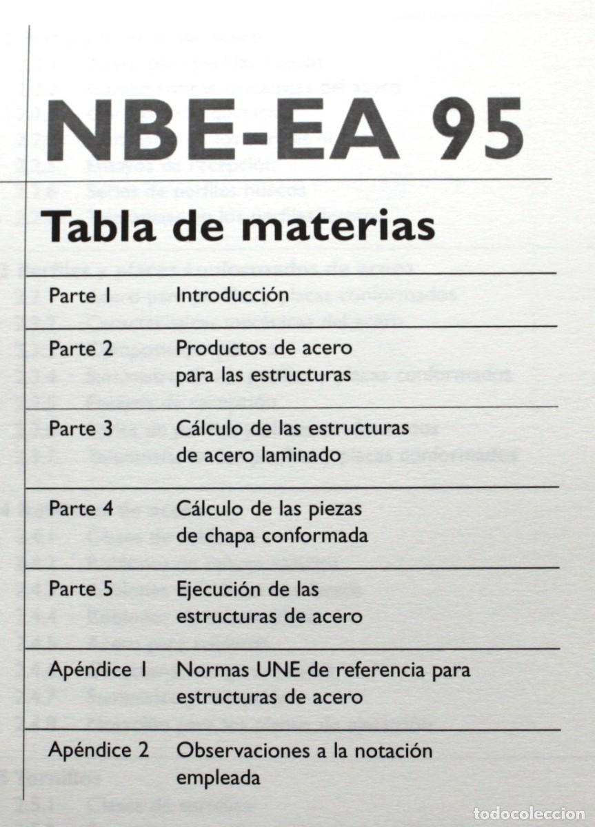 Libros de segunda mano: ESTRUCTURAS DE ACERO EN EDIFICACI&Oacute;N. NBE EA-95. Arquitectura. Construcci&oacute;n. - Foto 2