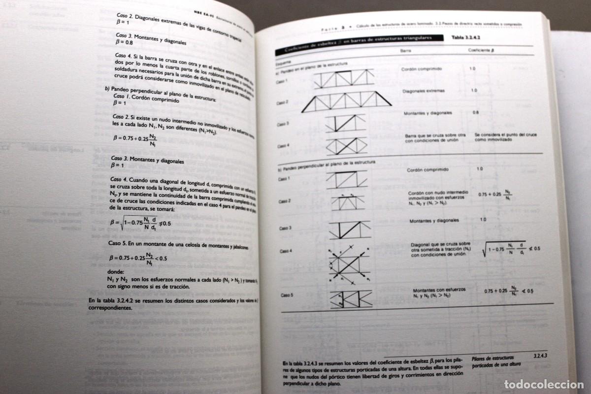 Libros de segunda mano: ESTRUCTURAS DE ACERO EN EDIFICACI&Oacute;N. NBE EA-95. Arquitectura. Construcci&oacute;n. - Foto 4