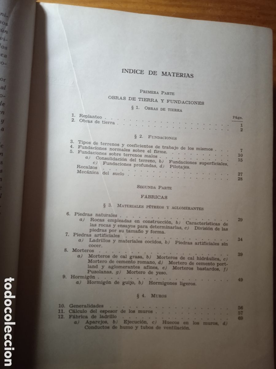 Libros de segunda mano: Tratado Moderno de Construcci&oacute;n de Edificios. Schindler-Bassegoda - Foto 4
