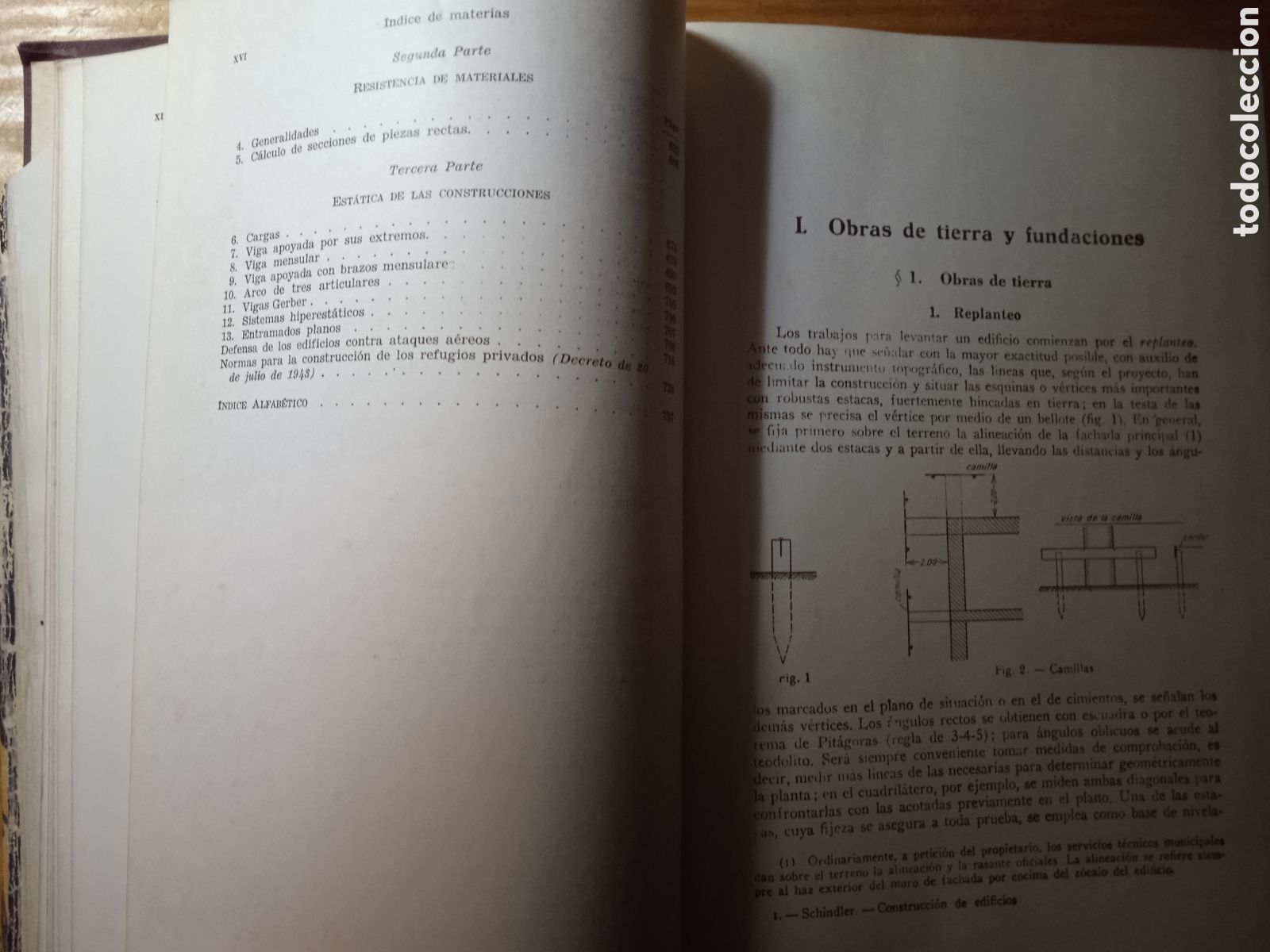 Libros de segunda mano: Tratado Moderno de Construcci&oacute;n de Edificios. Schindler-Bassegoda - Foto 8