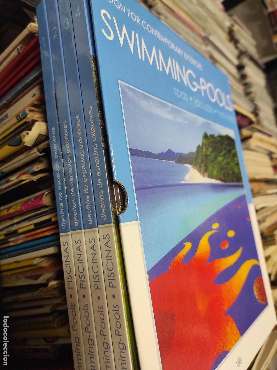 Libros de segunda mano: Dise&ntilde;os de espacios exteriores, Piscinas - Foto 2