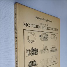 Libros de segunda mano: SOURCES MODERN ECLECTICISM .STUDIES ON ALVAR AALTO. DEMETRI PIRPHYRIOS