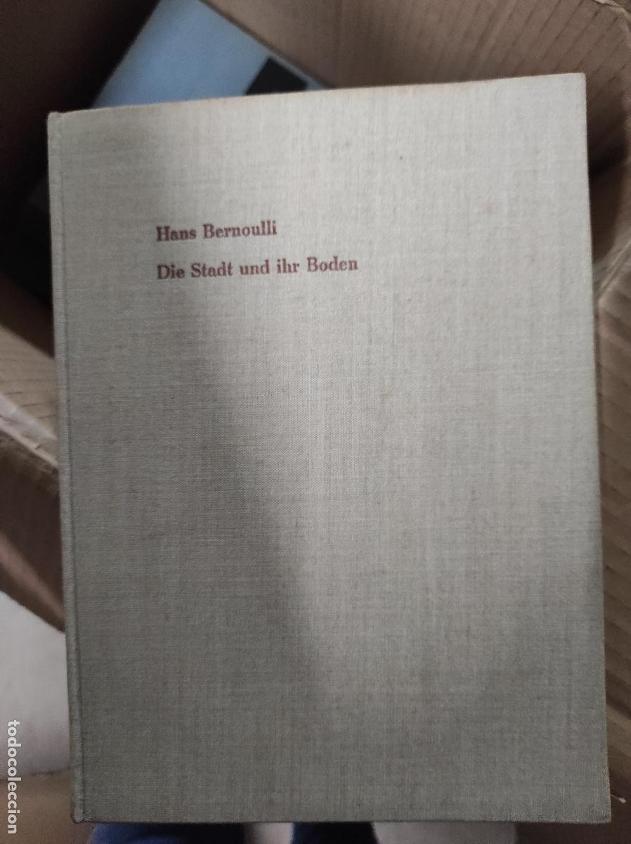 Livres d'occasion: Die Stadt und ihr Boden Towns and the Land Bernoulli, Hans