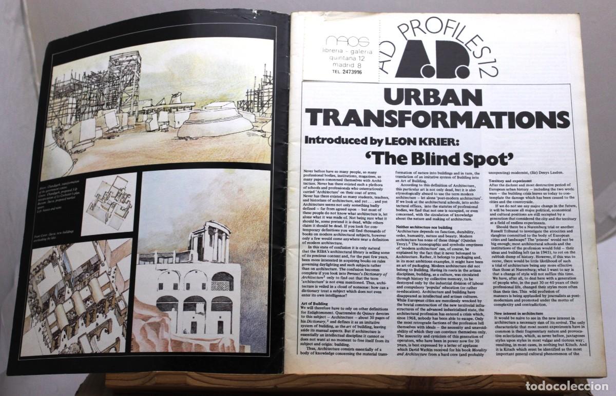 Libros de segunda mano: ARCHITECTURAL DESIGN. PROFILES. N&ordm; 12 y 13. - Foto 2