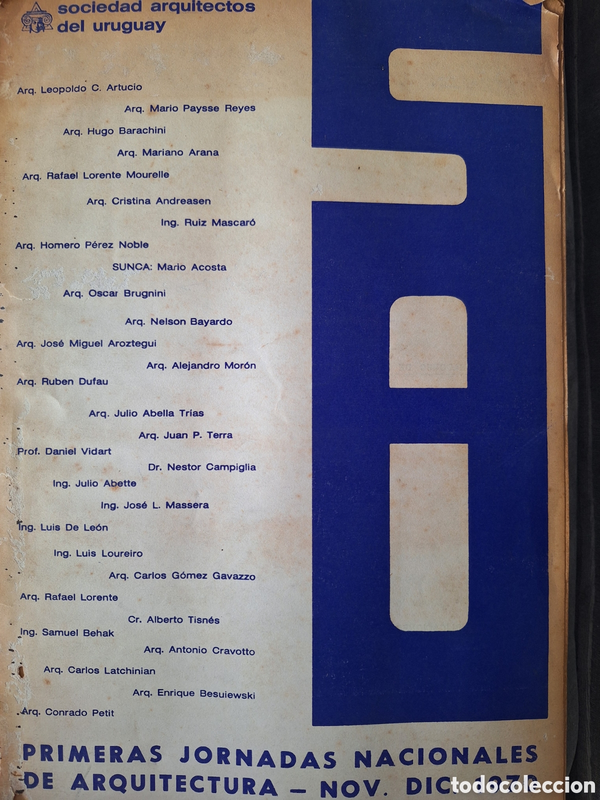 Second hand books: PRIMERAS JORNADAS NACIONALES ARQUITECTURA 1970 URUGUAY TAQUIGRAFIADO
