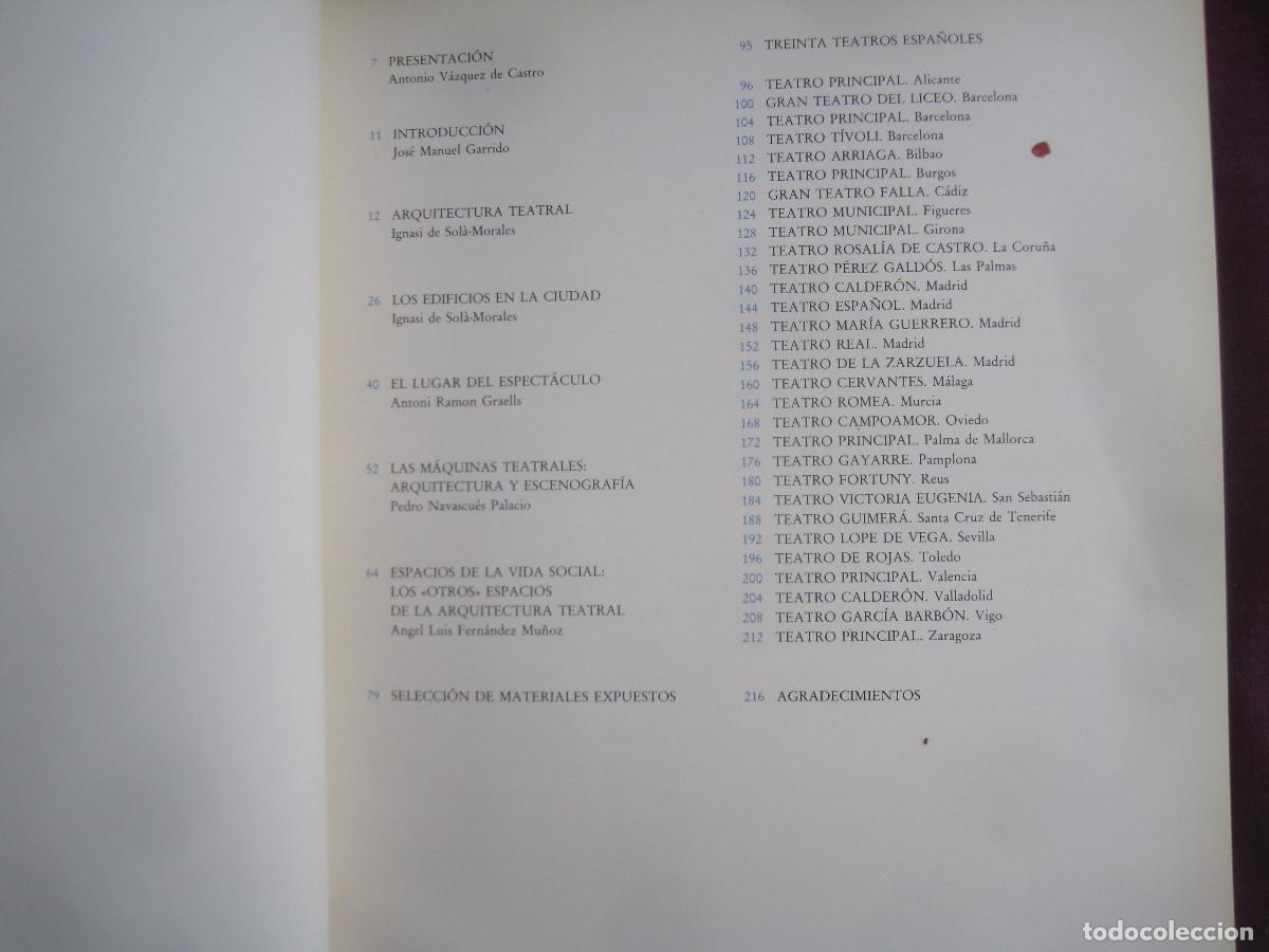 Libros de segunda mano: Arquitectura teatral en Espa&ntilde;a - Foto 4