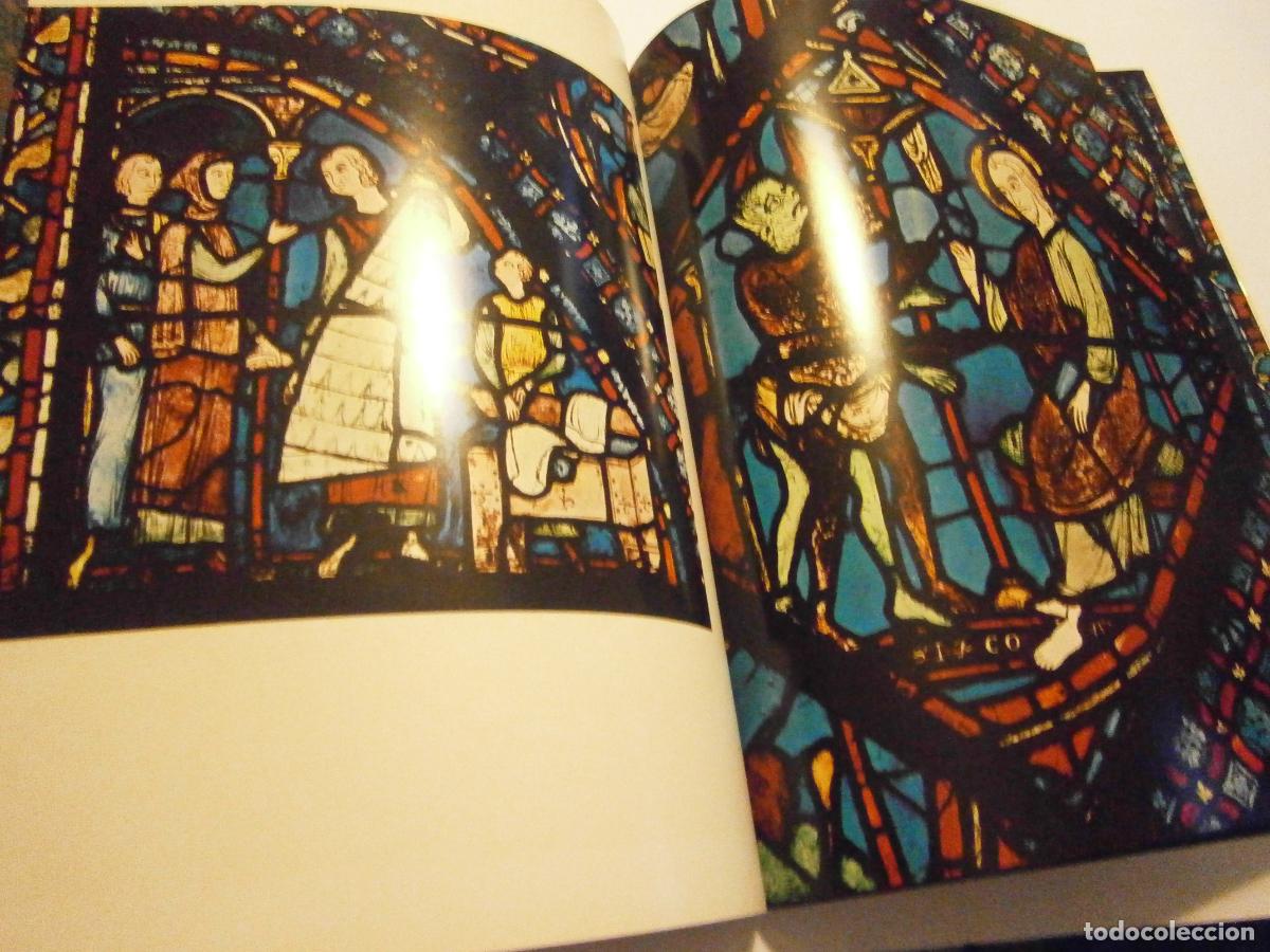 Libros de segunda mano: ESPECTACULAR Y ANTIGUO LIBRO - VIDRIERAS DE CATEDRALES - Foto 3