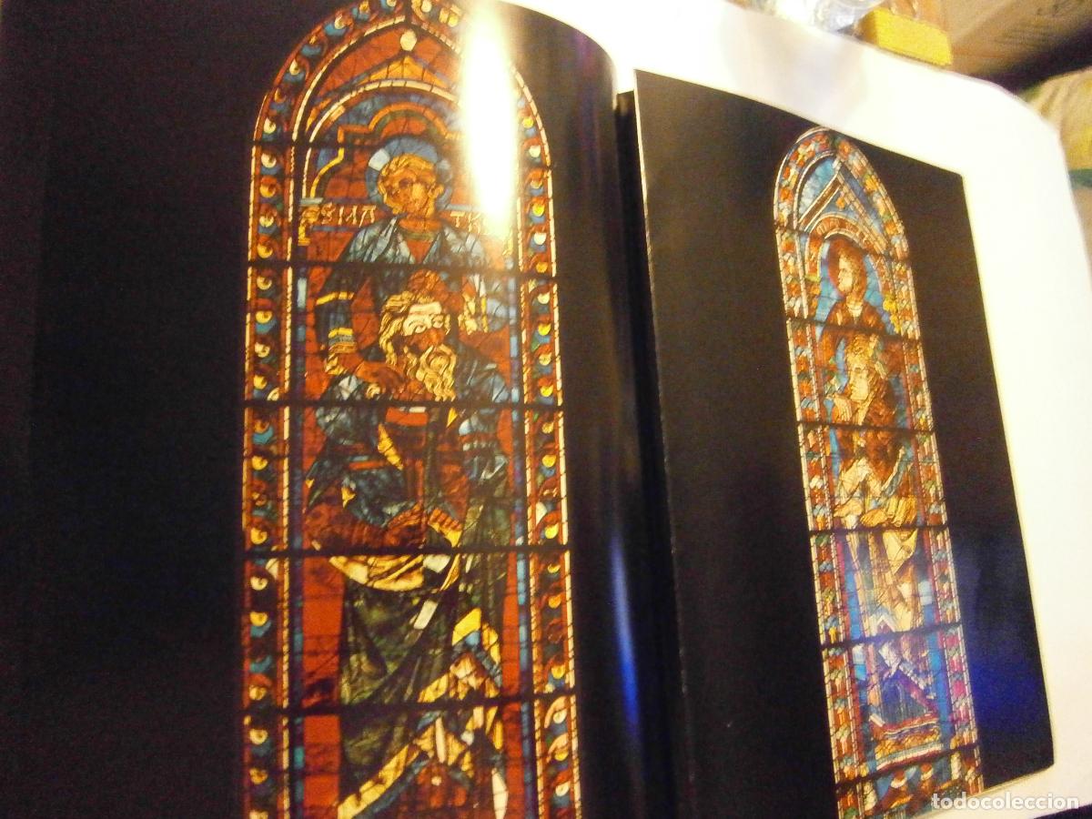 Libros de segunda mano: ESPECTACULAR Y ANTIGUO LIBRO - VIDRIERAS DE CATEDRALES - Foto 4