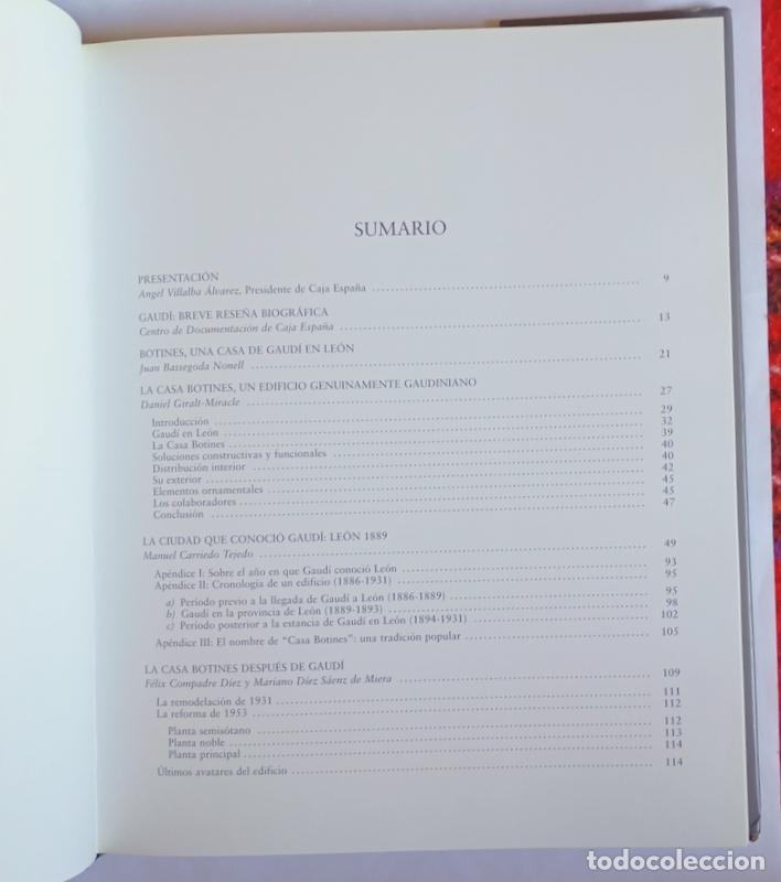 Libros de segunda mano: EDIFICIO GAUDI DE LEON - CASA BOTINES - VARIOS AUTORES - Foto 3