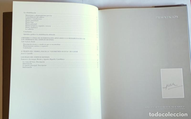 Libros de segunda mano: EDIFICIO GAUDI DE LEON - CASA BOTINES - VARIOS AUTORES - Foto 4